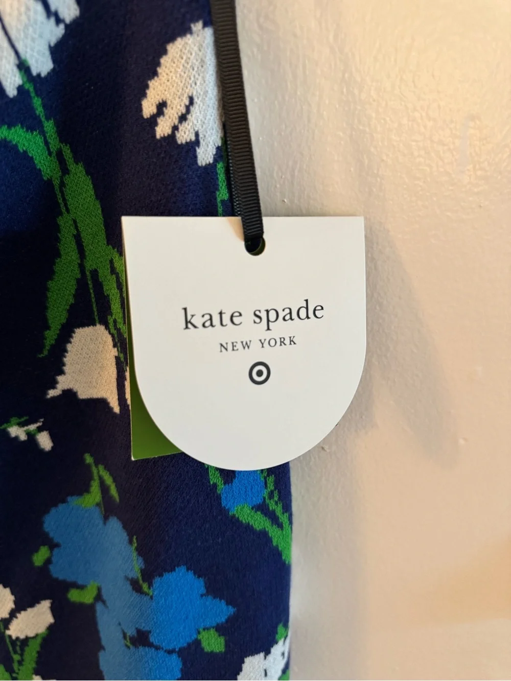 kate spade Navy Blue Floral Midi Skirt